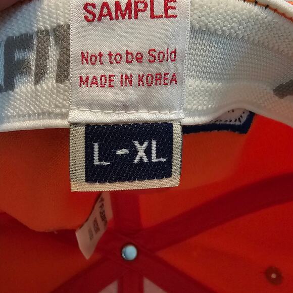 Vtg University of Florida Gators Fitted Flat Bill Hat Cap Orange UF L/XL NCAA - Picture 10 of 11